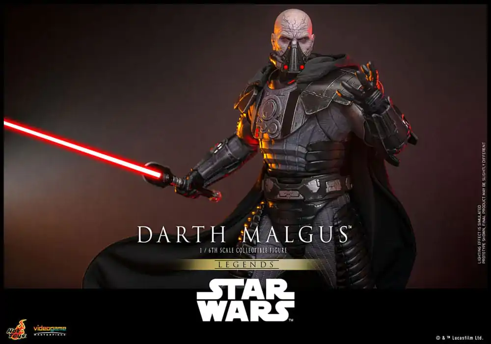 Figurină de acțiune de colecție Star Wars Legends Videogame Masterpiece 1/6 Darth Malgus 34 cm poza produsului