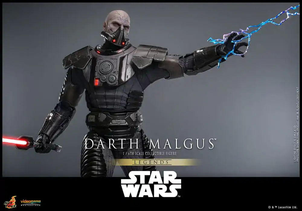 Figurină de acțiune de colecție Star Wars Legends Videogame Masterpiece 1/6 Darth Malgus 34 cm poza produsului