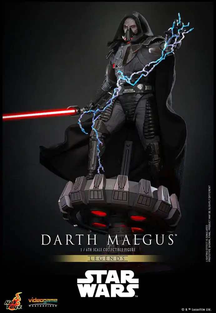 Figurină de acțiune de colecție Star Wars Legends Videogame Masterpiece 1/6 Darth Malgus 34 cm poza produsului