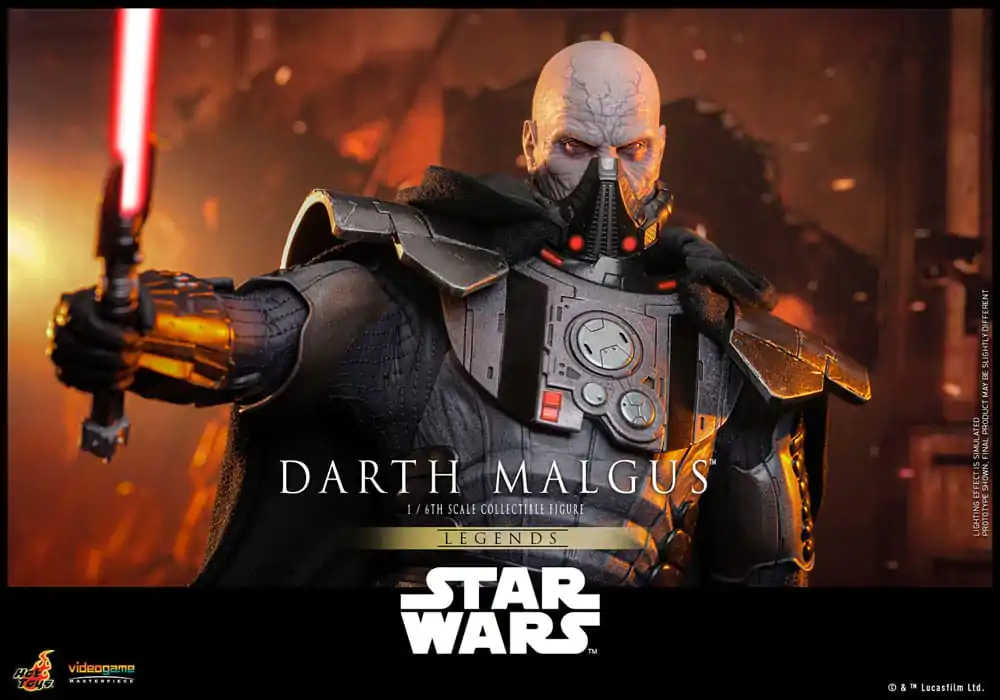 Figurină de acțiune de colecție Star Wars Legends Videogame Masterpiece 1/6 Darth Malgus 34 cm poza produsului