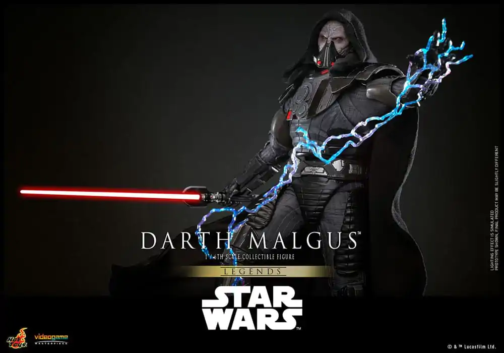 Figurină de acțiune de colecție Star Wars Legends Videogame Masterpiece 1/6 Darth Malgus 34 cm poza produsului