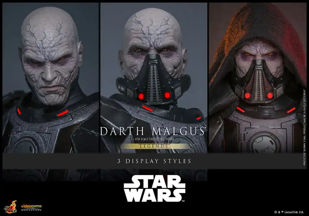 Figurină de acțiune de colecție Star Wars Legends Videogame Masterpiece 1/6 Darth Malgus 34 cm poza produsului