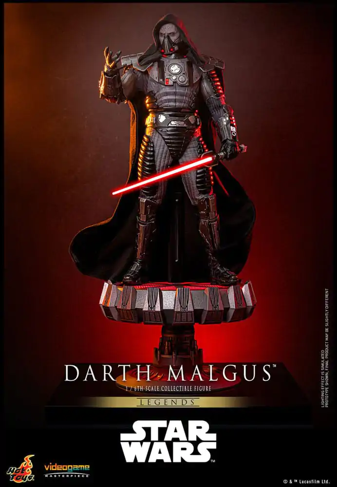 Figurină de acțiune de colecție Star Wars Legends Videogame Masterpiece 1/6 Darth Malgus 34 cm poza produsului