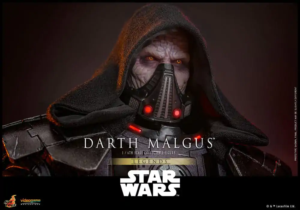 Figurină de acțiune de colecție Star Wars Legends Videogame Masterpiece 1/6 Darth Malgus 34 cm poza produsului