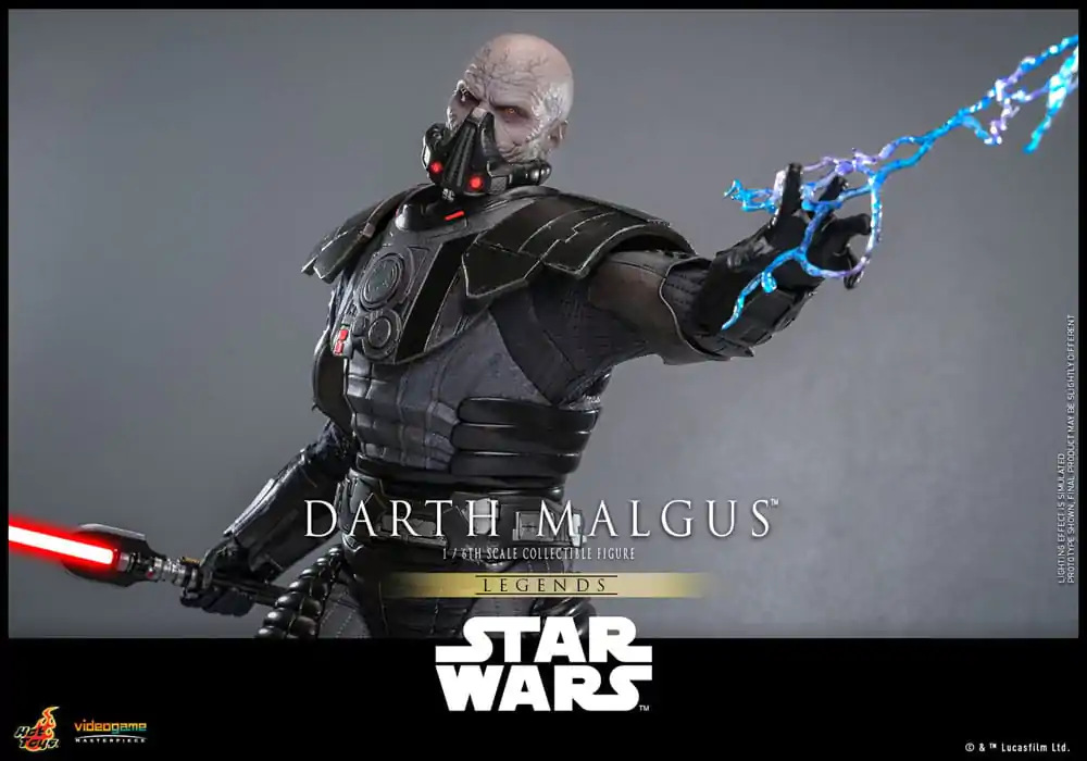 Figurină de acțiune de colecție Star Wars Legends Videogame Masterpiece 1/6 Darth Malgus 34 cm poza produsului