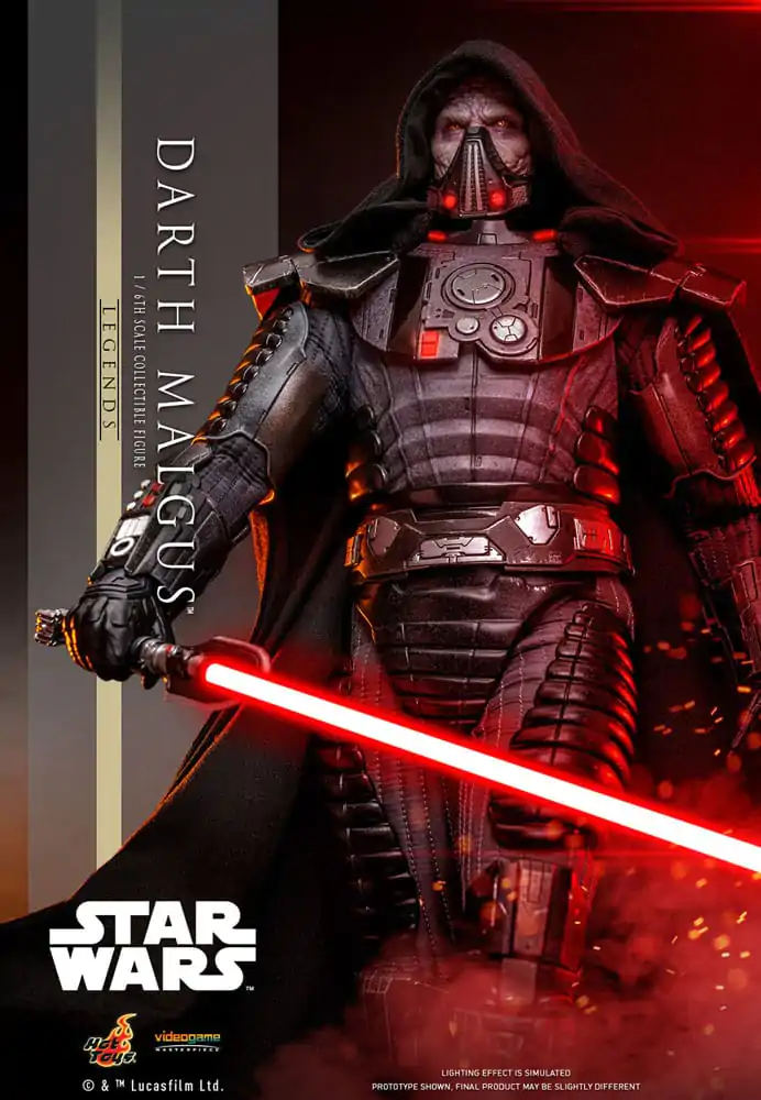 Figurină de acțiune de colecție Star Wars Legends Videogame Masterpiece 1/6 Darth Malgus 34 cm poza produsului