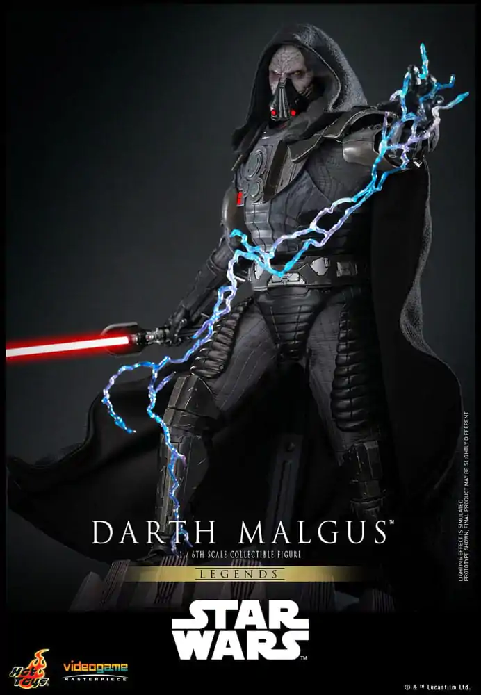 Figurină de acțiune de colecție Star Wars Legends Videogame Masterpiece 1/6 Darth Malgus 34 cm poza produsului