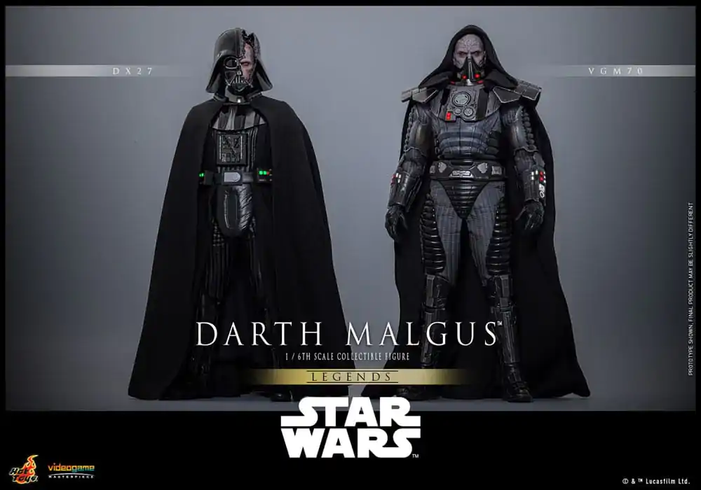 Figurină de acțiune de colecție Star Wars Legends Videogame Masterpiece 1/6 Darth Malgus 34 cm poza produsului