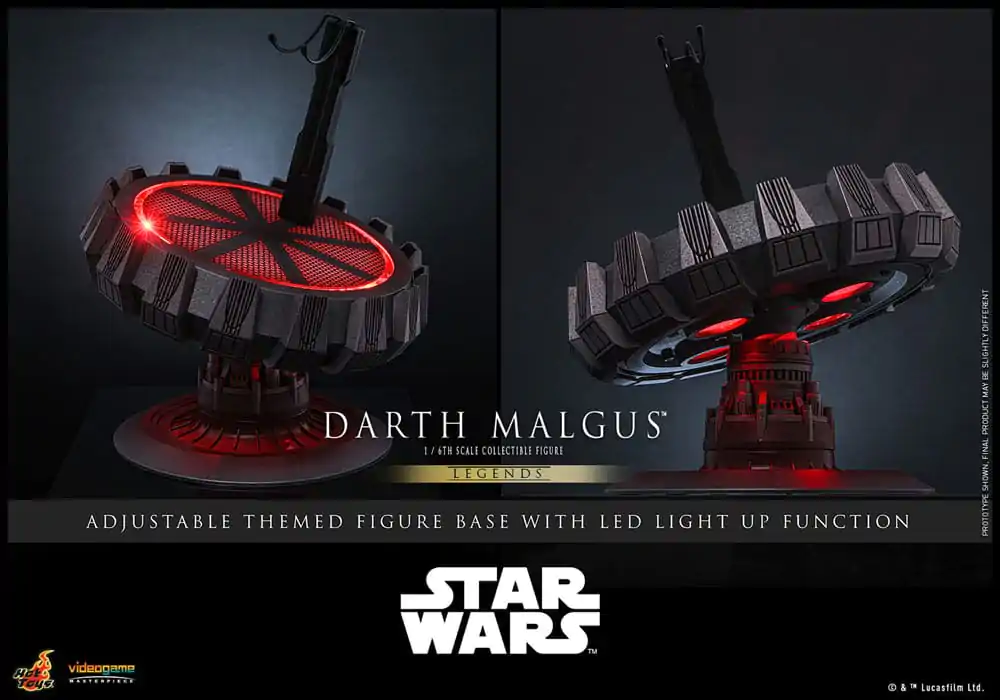 Figurină de acțiune de colecție Star Wars Legends Videogame Masterpiece 1/6 Darth Malgus 34 cm poza produsului