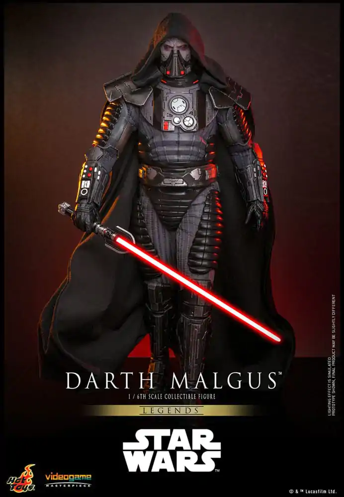 Figurină de acțiune de colecție Star Wars Legends Videogame Masterpiece 1/6 Darth Malgus 34 cm poza produsului