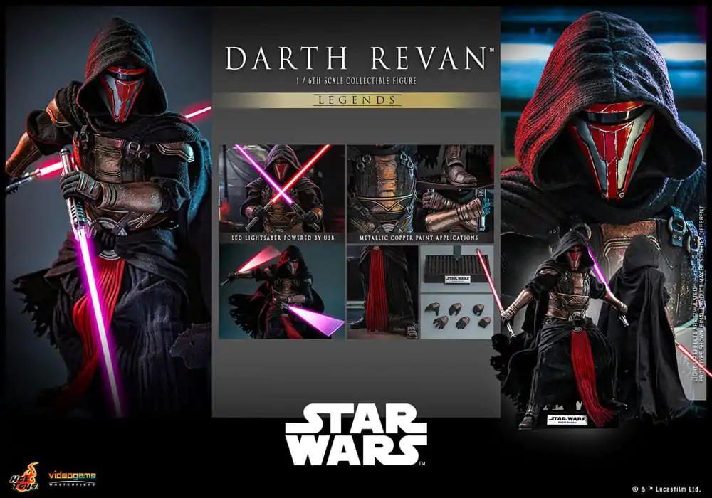 Star Wars Legends Figurina de Acțiune Capodoperă Joc Video 1/6 Darth Revan 31 cm poza produsului