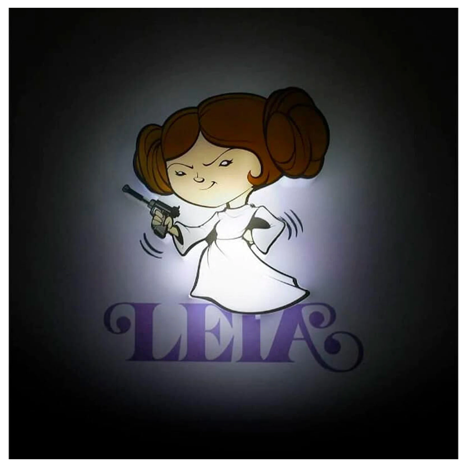 Star Wars Leia lampa mini 3D Light FX poza produsului