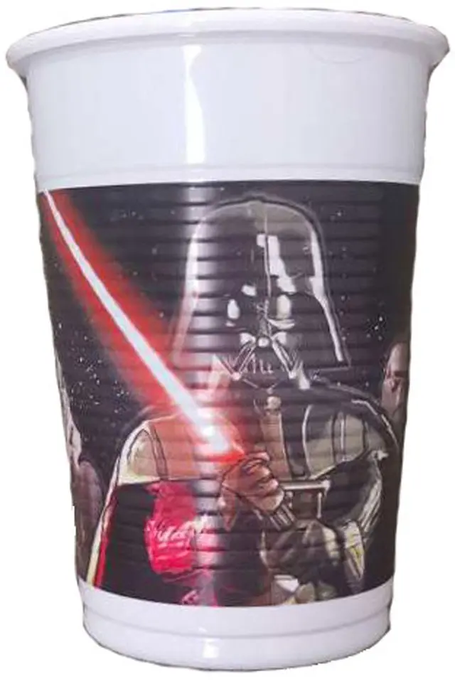 Star Wars Lightsaber pahare din plastic pachet de 8 200 ml poza produsului