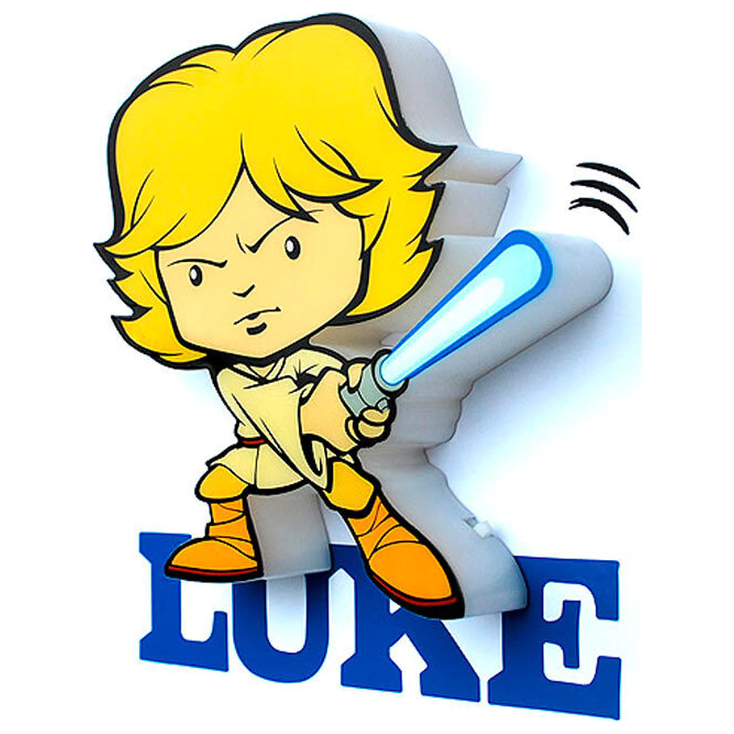 Star Wars Luke Skywalker 3D Light FX mini lampa poza produsului