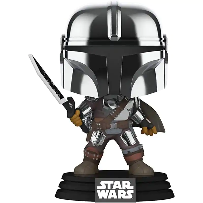 Star Wars: Mandalorian Funko POP! Figurina de Vinil MandoW/DrkSabr(GW/MT) 9 cm poza produsului