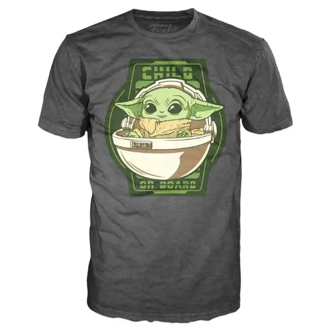 Star Wars Mandalorian Yoda The Child On Board tricou poza produsului