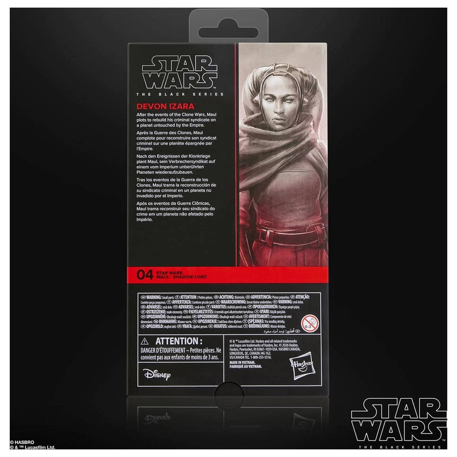 Star Wars: Maul - Shadow Lord Black Series Figura de acțiune Devon Izara 15 cm poza produsului