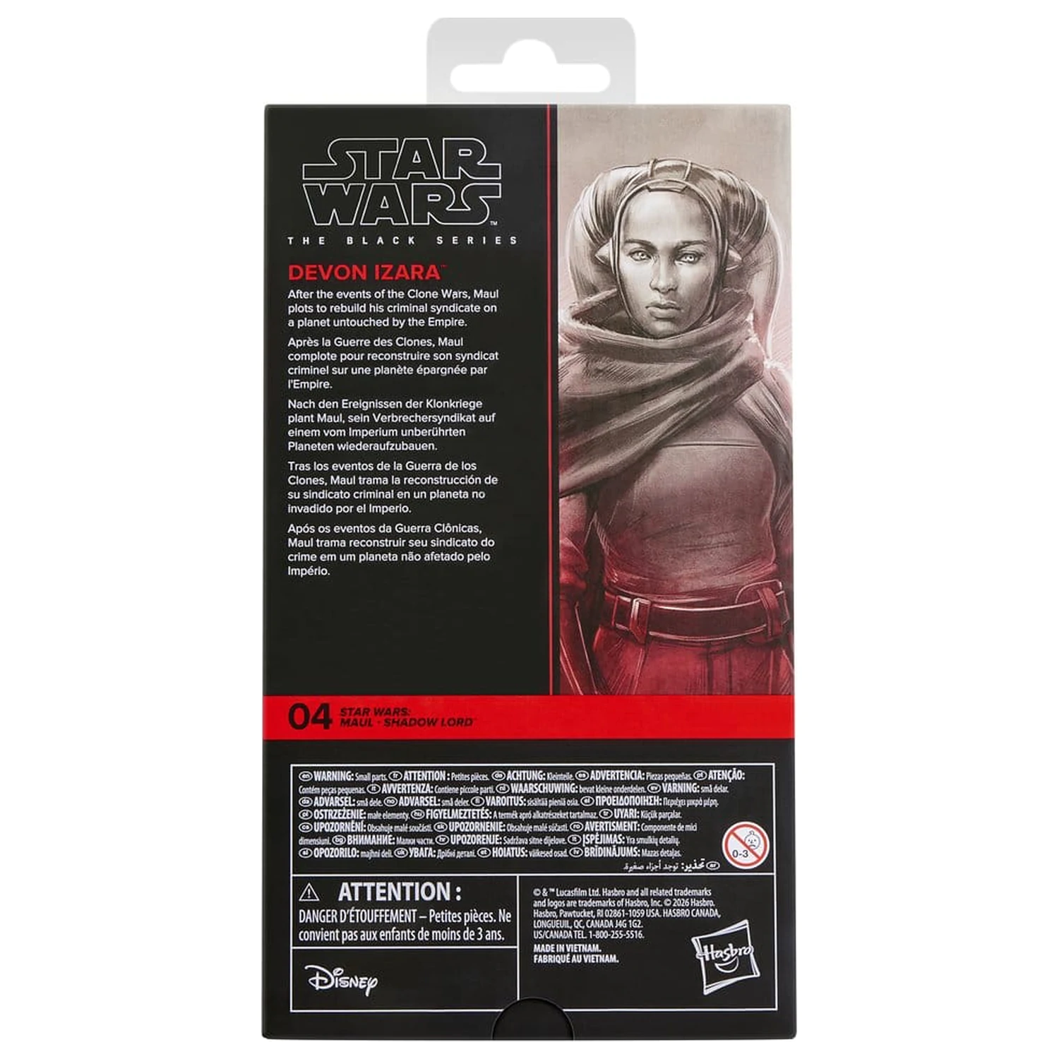 Star Wars: Maul - Shadow Lord Black Series Figura de acțiune Devon Izara 15 cm poza produsului