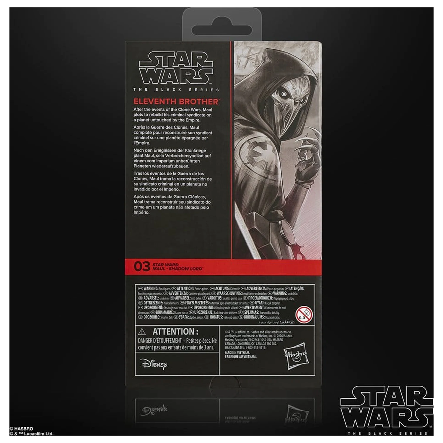 Star Wars: Maul - Shadow Lord Black Series Figura de acțiune Eleventh Brother 15 cm poza produsului