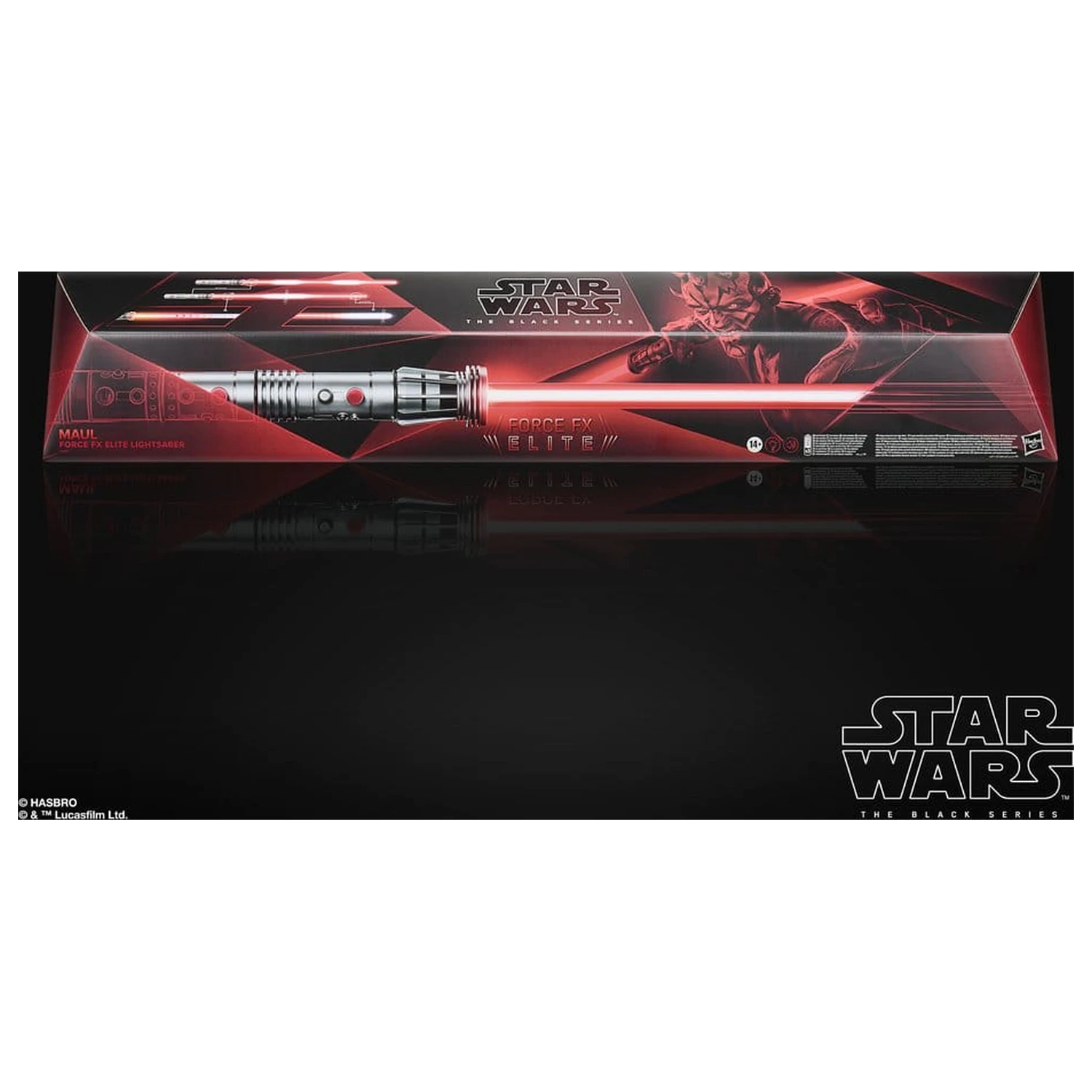 Star Wars: Maul - Shadow Lord Black Series Replica Force FX Elite Lightsaber Maul poza produsului