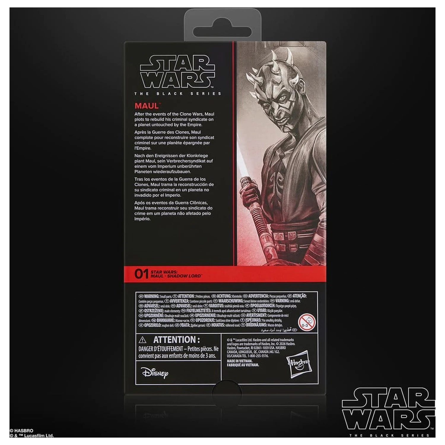Star Wars: Maul - Shadow Lord Black Series Figurina de acțiune Maul 15 cm poza produsului