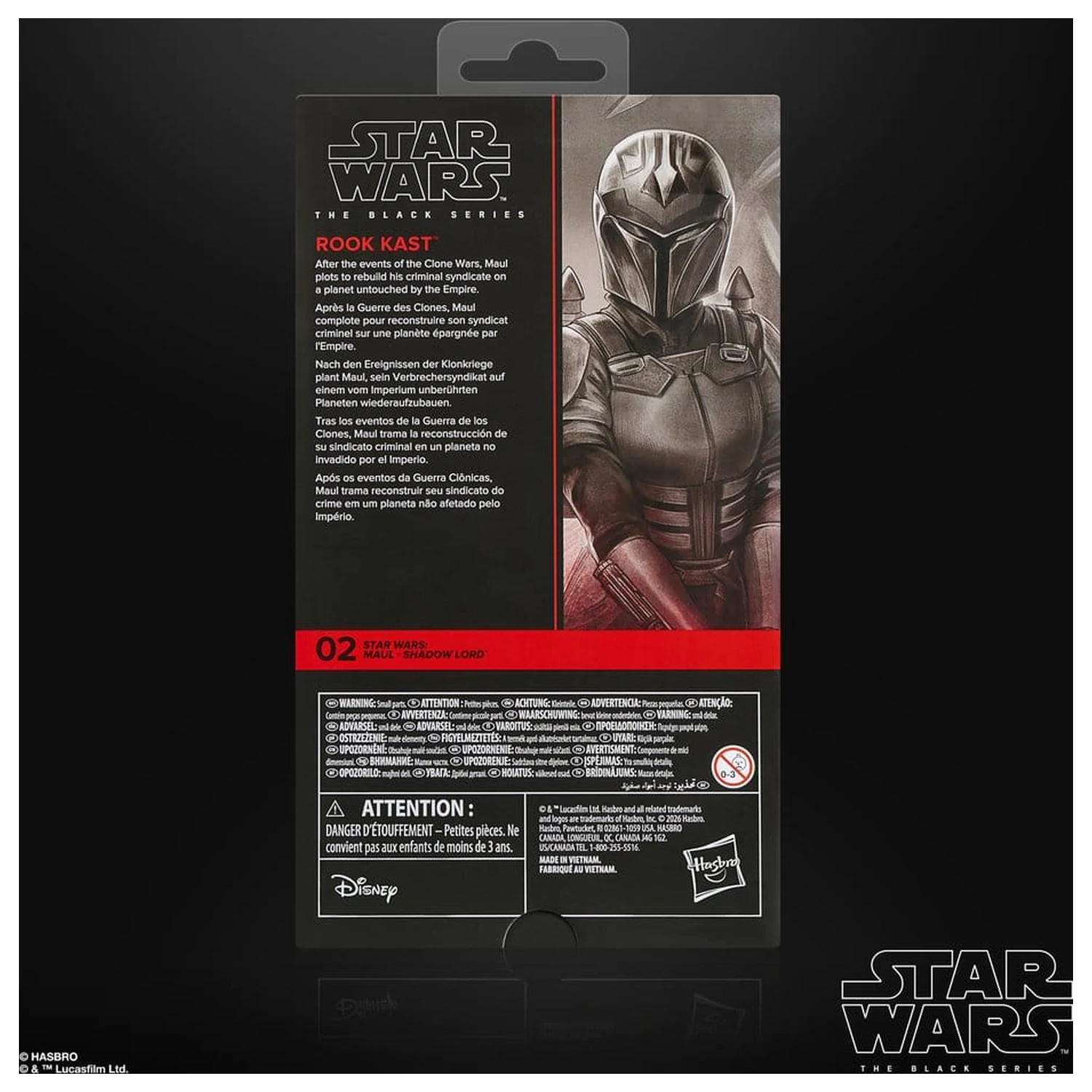 Star Wars: Maul - Shadow Lord Black Series Figurina de actiune Rook Kast 15 cm poza produsului