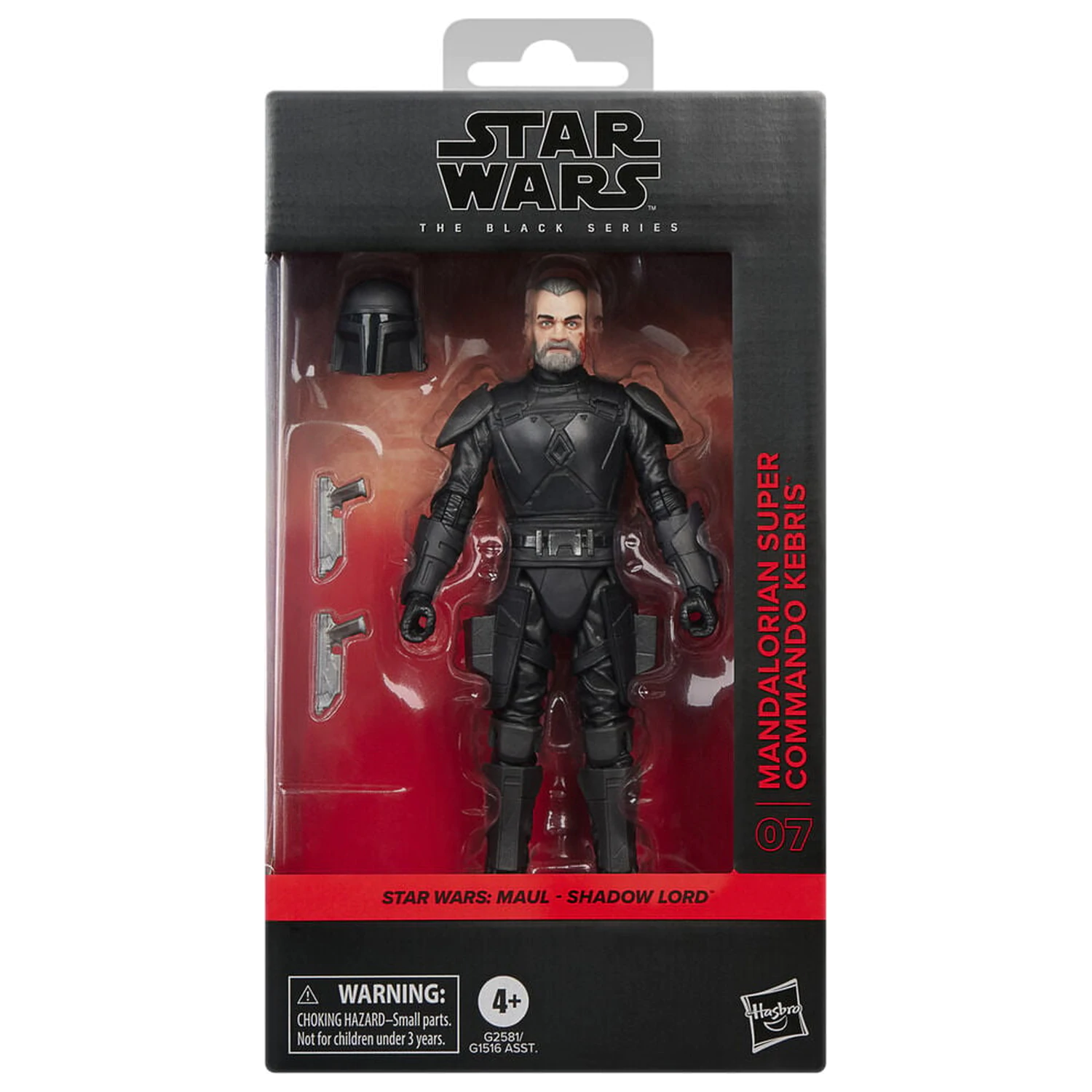 Star Wars Maul - Shadow Lord Mandalorian Super Commando Kebris figurina 15cm poza produsului