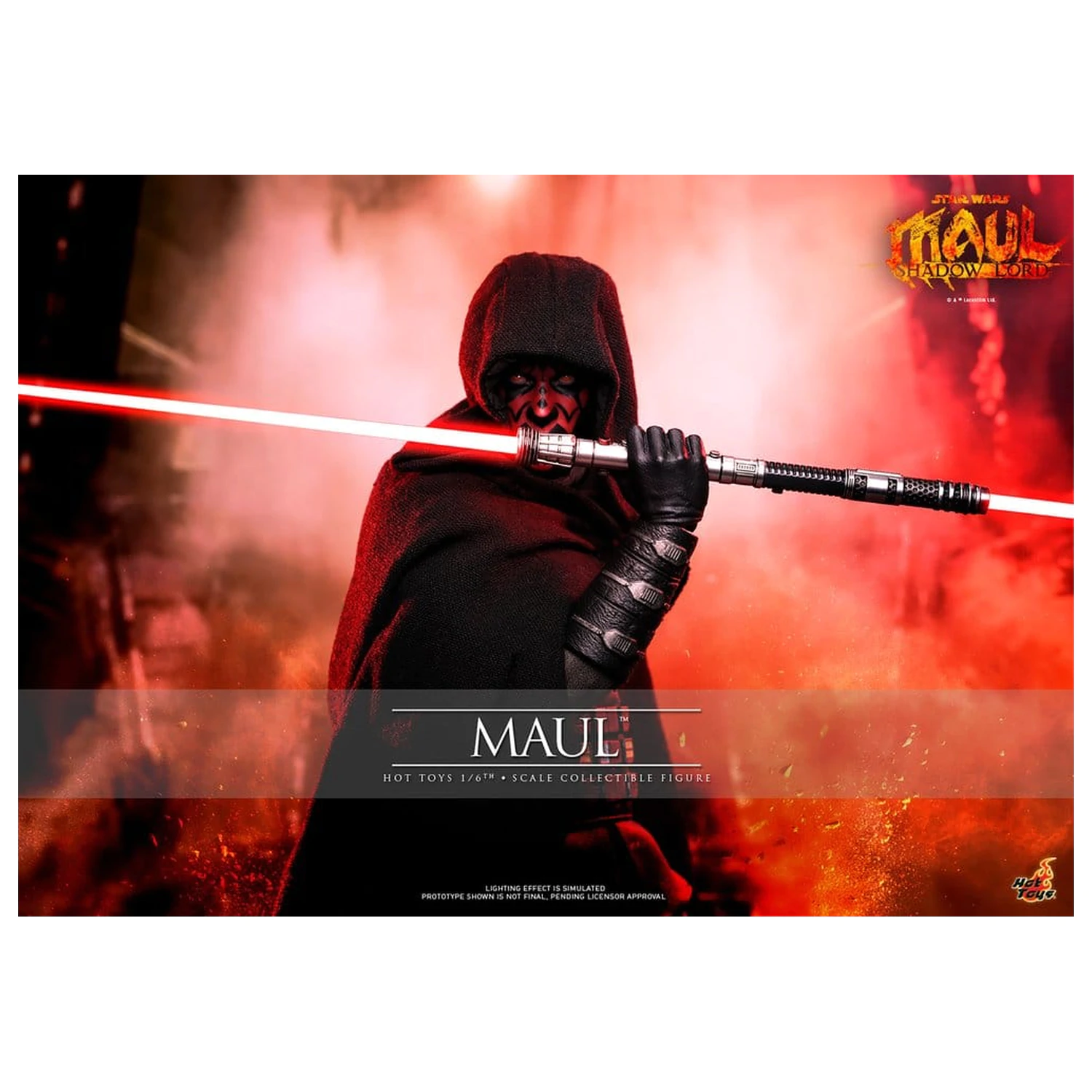 Star Wars: Maul - Shadow Lord Television Masterpiece Figurina de actiune 1/6 Maul 29 cm poza produsului