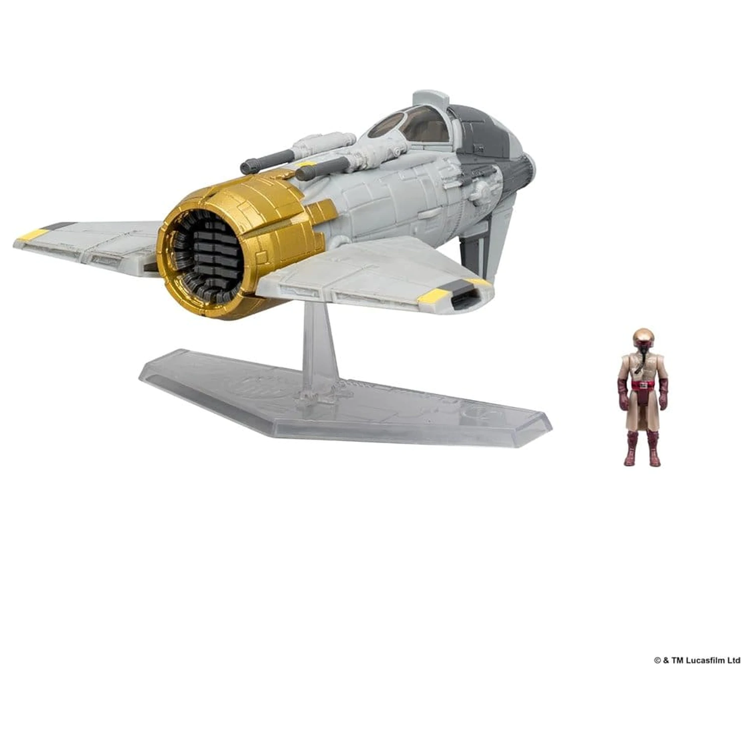 Star Wars Medium Vehicle Fiend Fighter cu Star Navigator 13 cm poza produsului