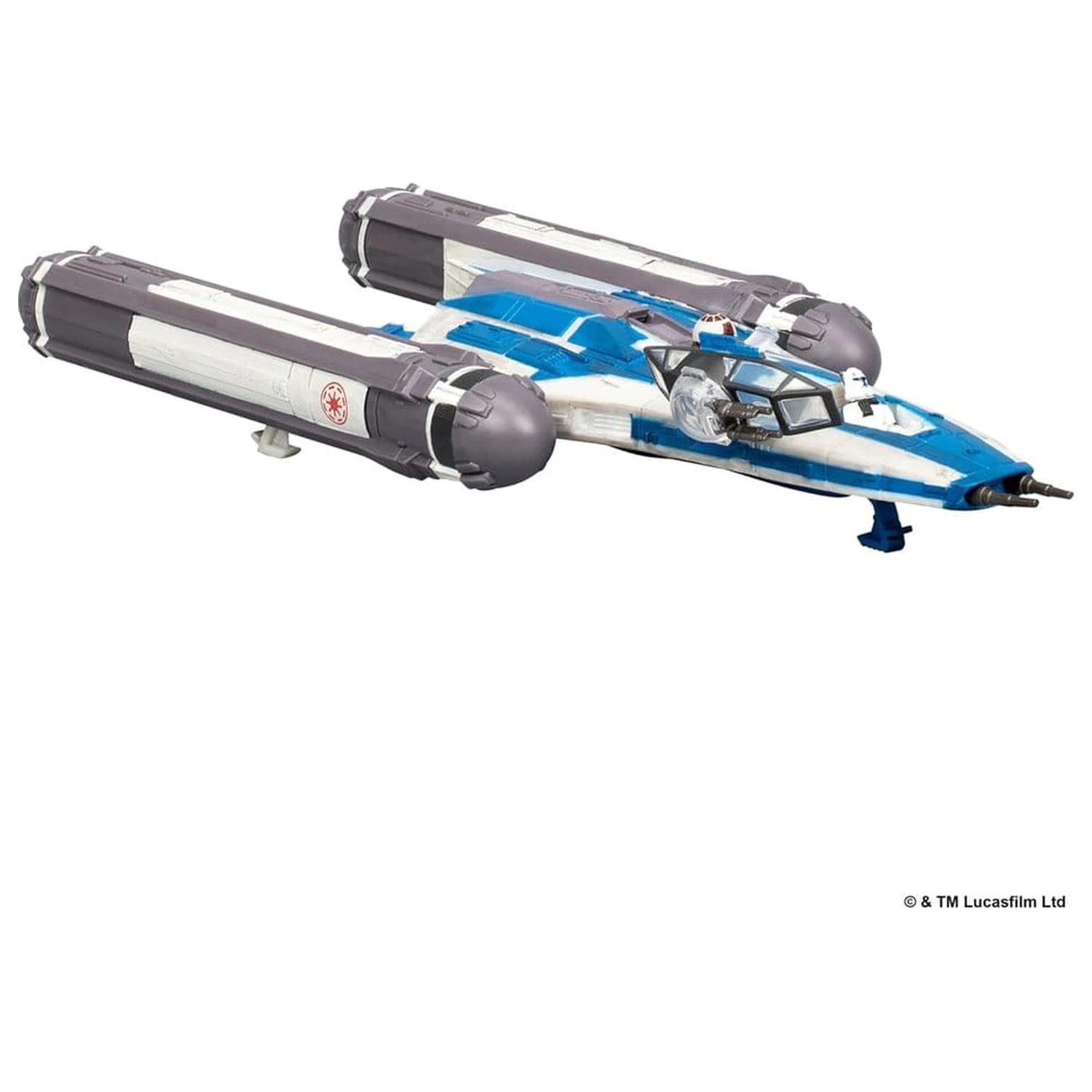 Star Wars Vehicul Mediu BTL-B Y-wing Starfighter cu Clone Captain Rex 13 cm poza produsului