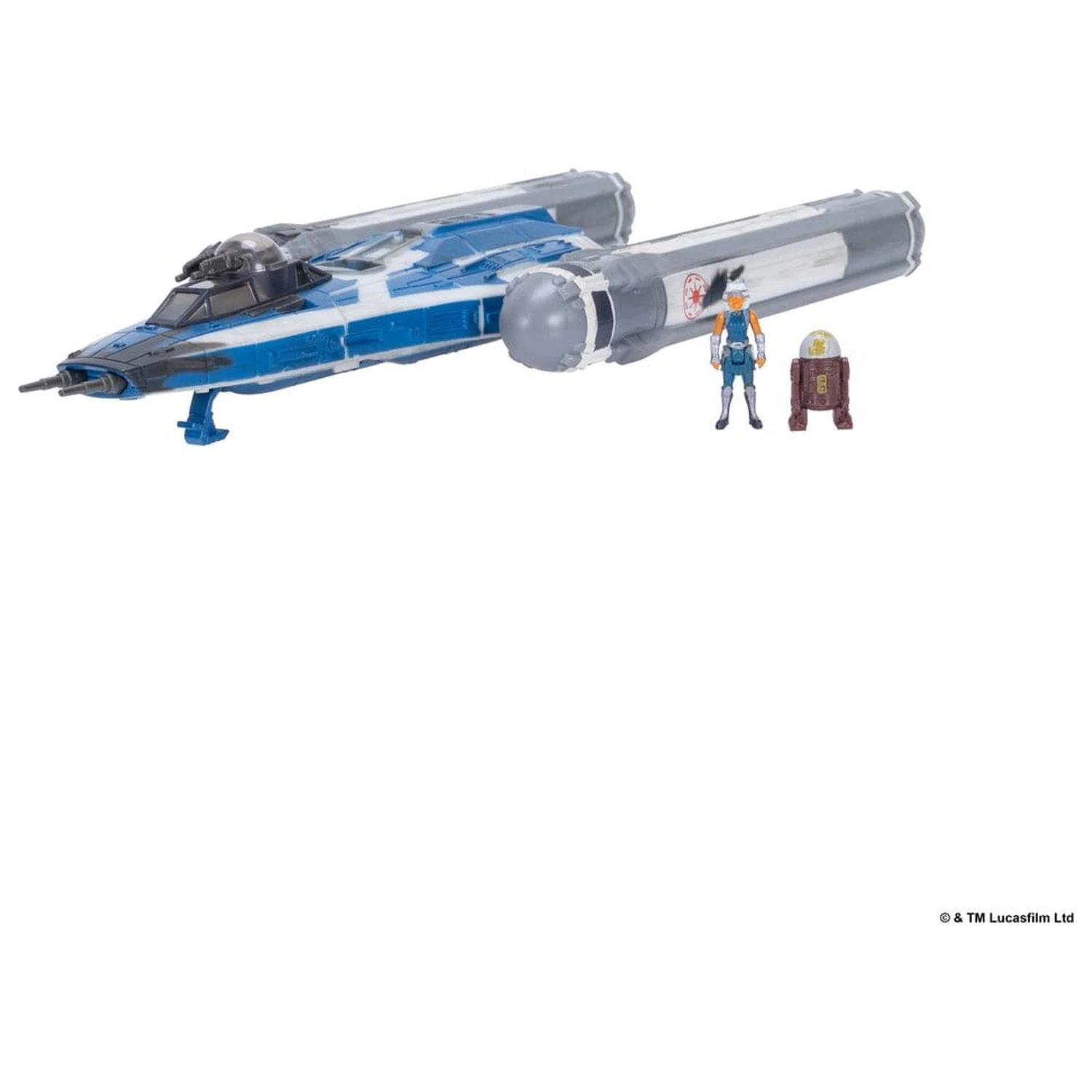 Star Wars Vehicul mediu și Figurina BTL-B Y-wing și Ahsoka și R7-A7 poza produsului