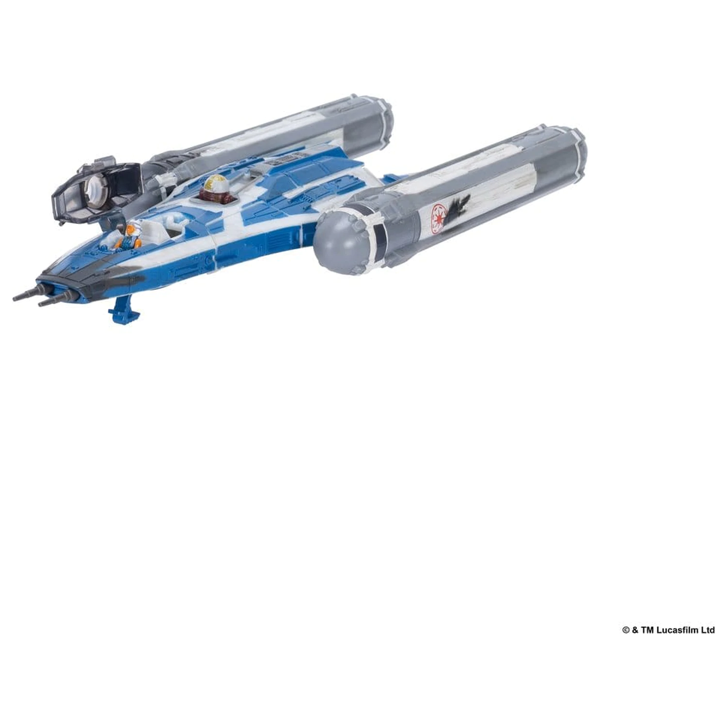 Star Wars Vehicul mediu și Figurina BTL-B Y-wing și Ahsoka și R7-A7 poza produsului