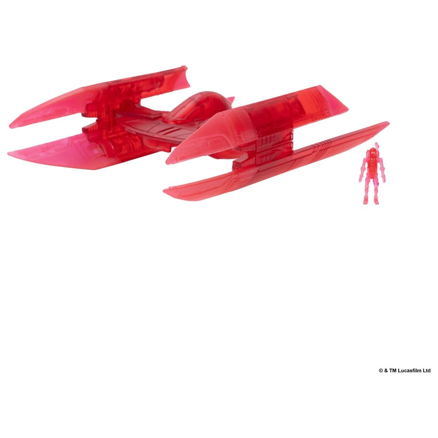 Star Wars Vehicul mediu si Sortiment Figura Hyena Vulture Bomber (Holograma Rosie) si Droid de Lupta (Ediție limitată) poza produsului