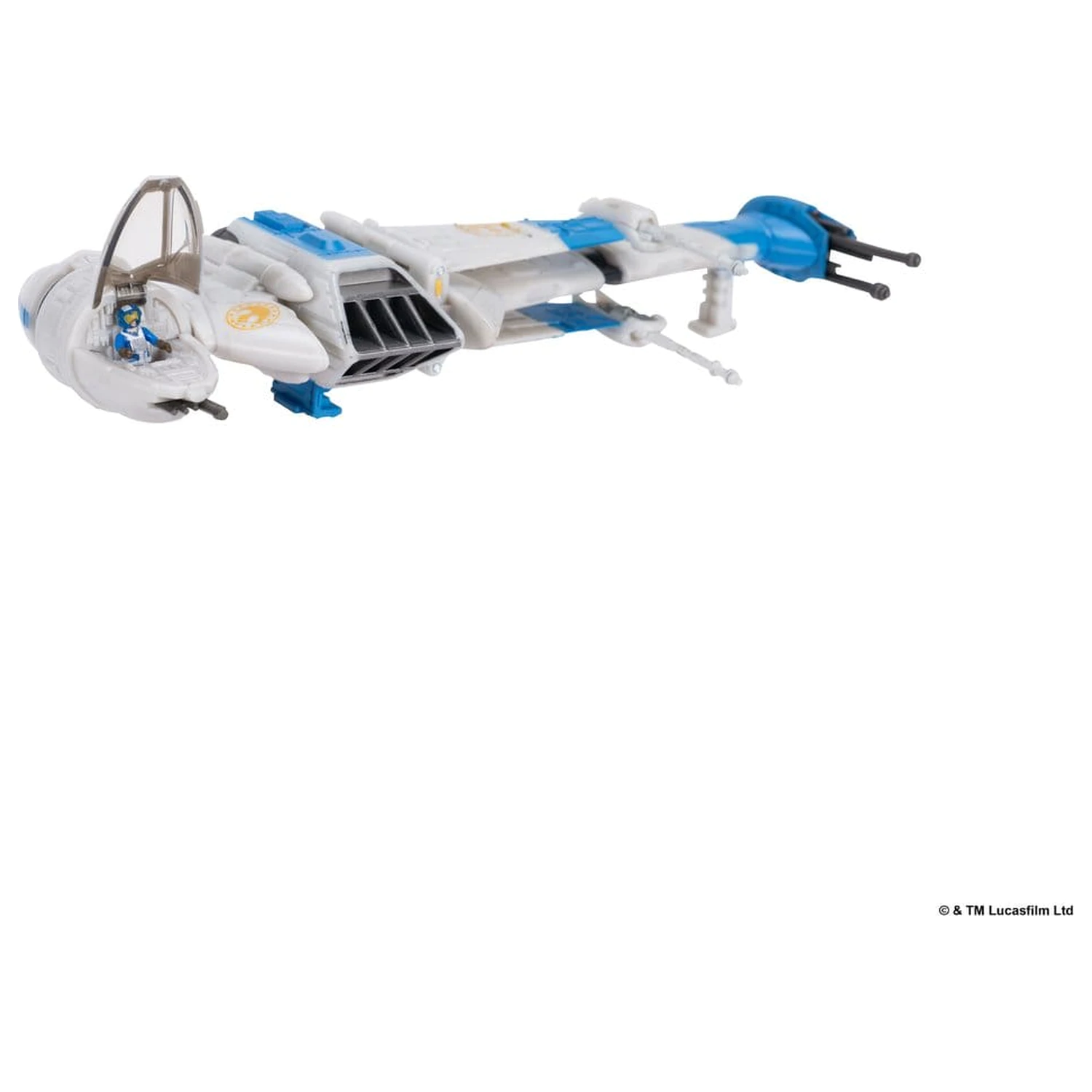 Star Wars Medium Vehicul si Figura New Republic B-wing & B-Wing Pilot poza produsului