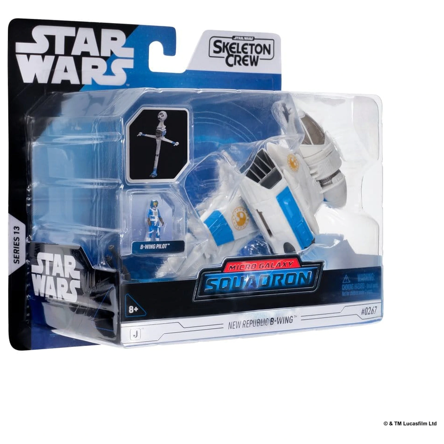 Star Wars Medium Vehicul si Figura New Republic B-wing & B-Wing Pilot poza produsului