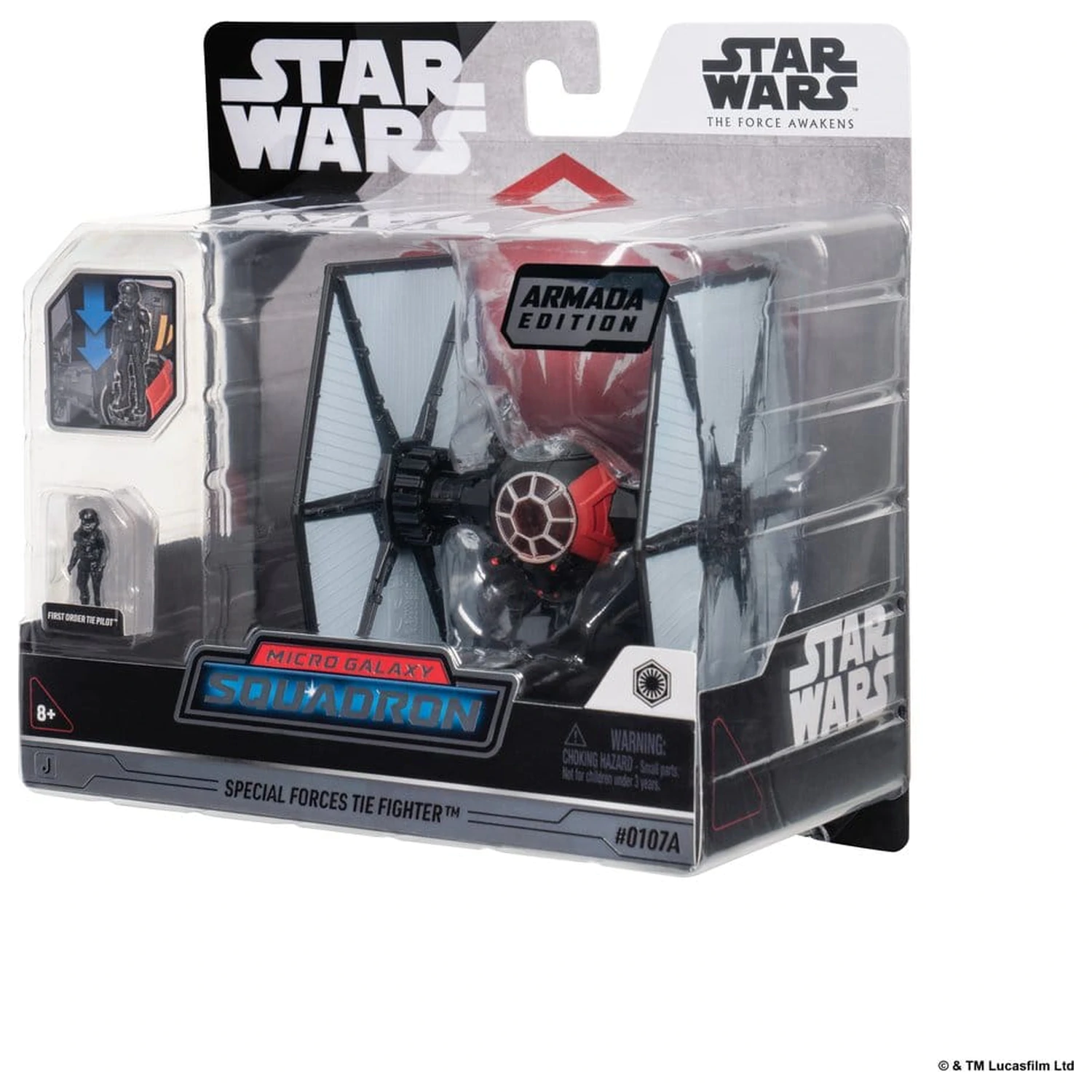 Star Wars Vehicul Mediu si Sortiment Figurine Special Forces TIE Fighter si First Order TIE Pilot (Armada Edition) poza produsului
