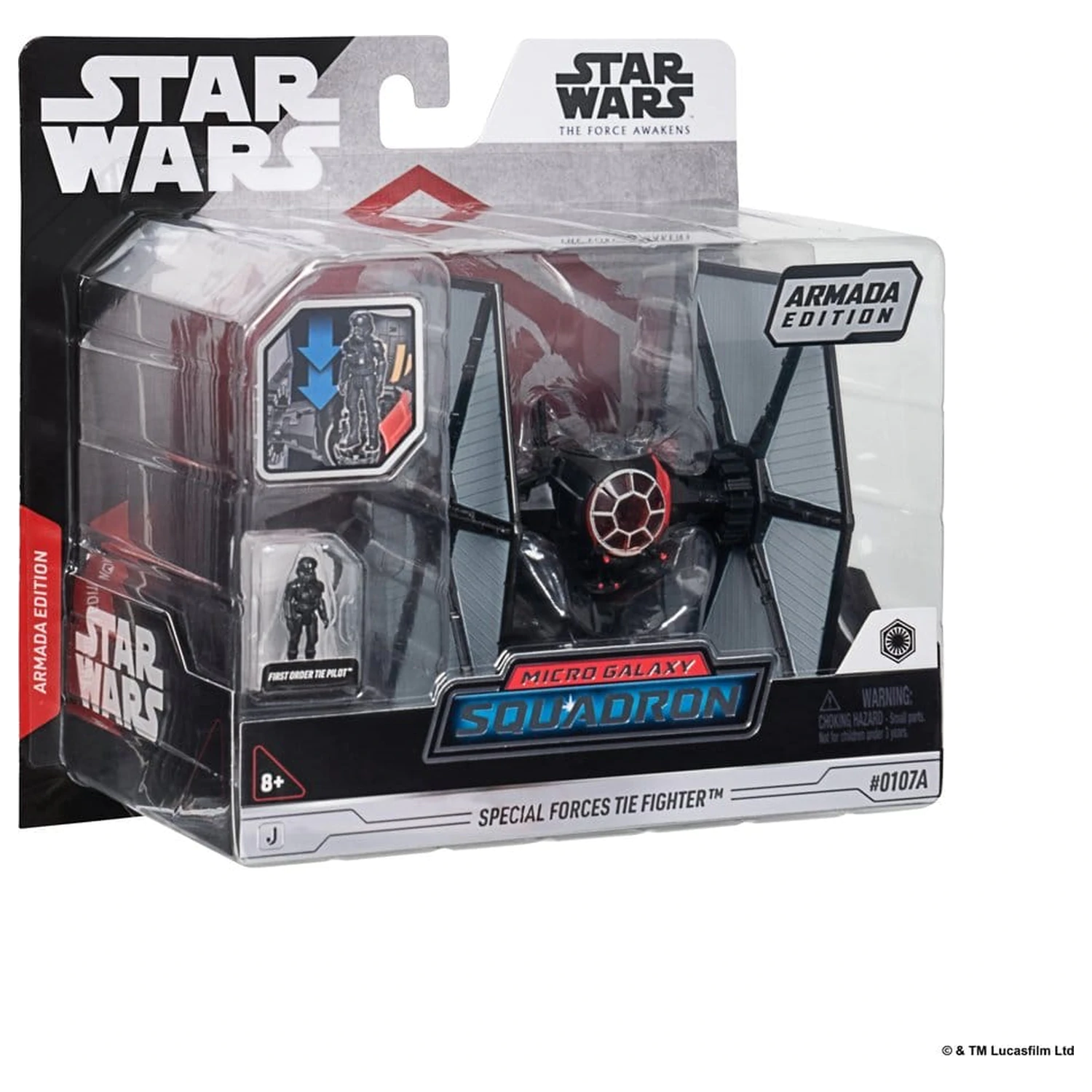 Star Wars Vehicul Mediu si Sortiment Figurine Special Forces TIE Fighter si First Order TIE Pilot (Armada Edition) poza produsului