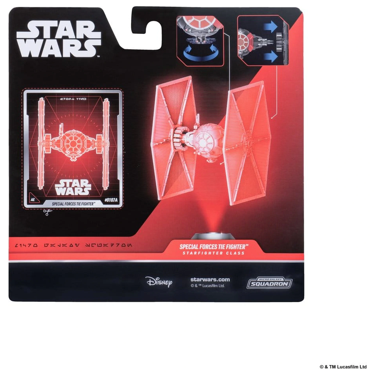 Star Wars Vehicul Mediu si Sortiment Figurine Special Forces TIE Fighter si First Order TIE Pilot (Armada Edition) poza produsului