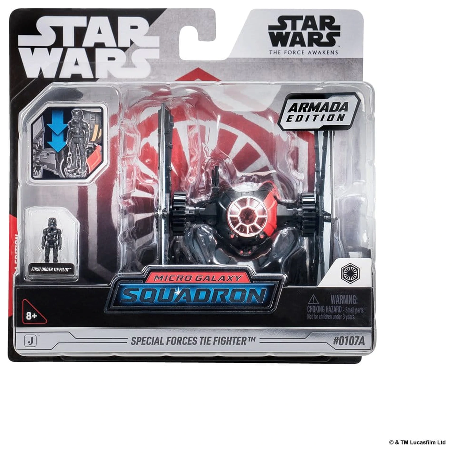 Star Wars Vehicul Mediu si Sortiment Figurine Special Forces TIE Fighter si First Order TIE Pilot (Armada Edition) poza produsului