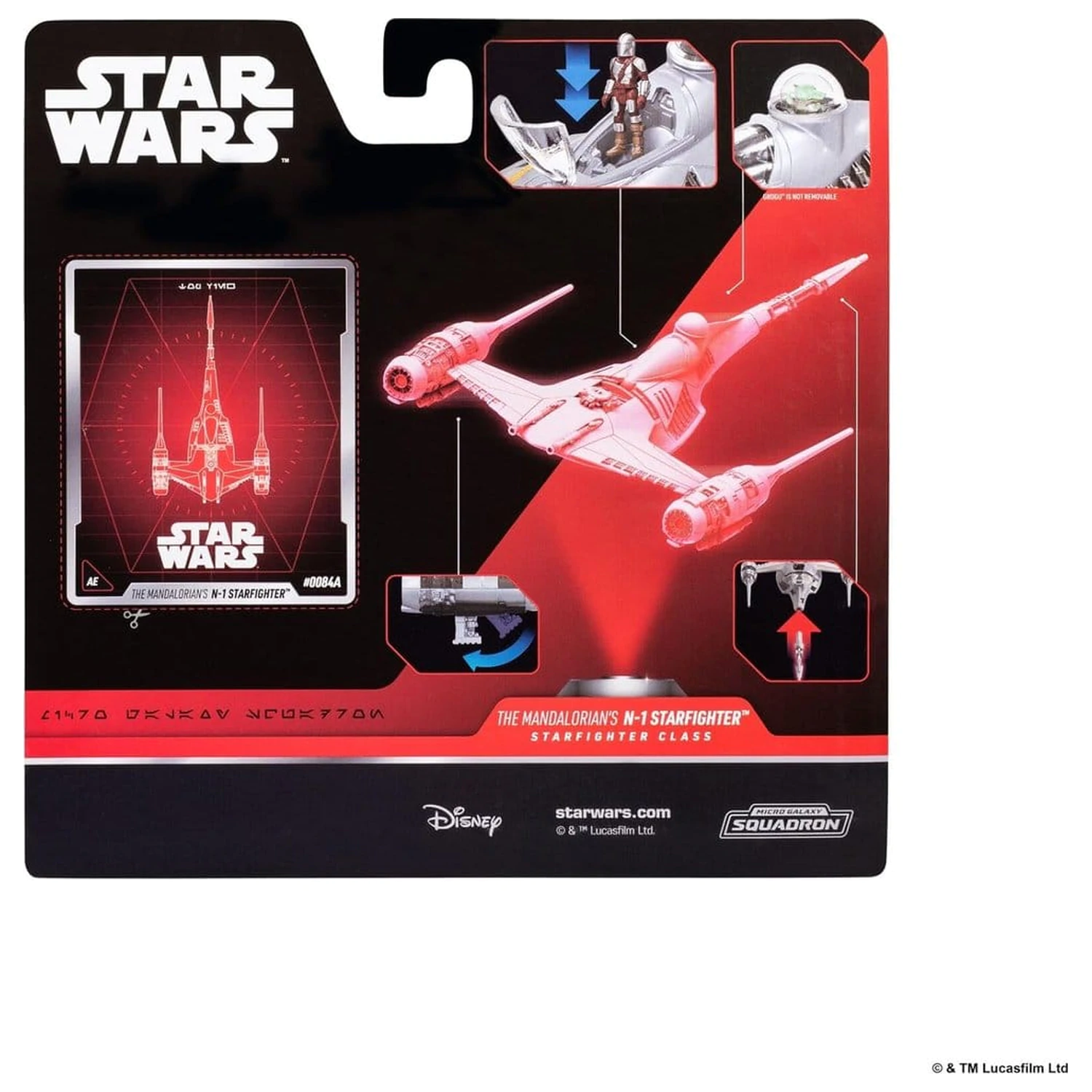 Star Wars Vehicul mediu N1 cu Mando 13 cm poza produsului