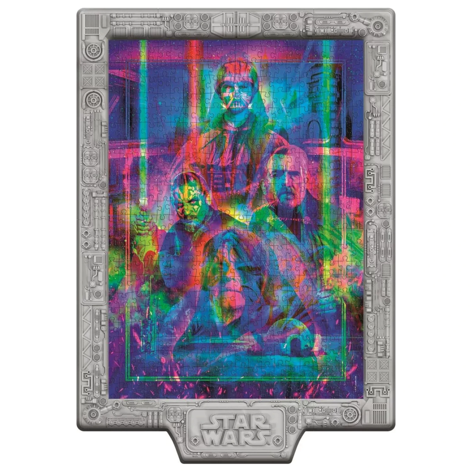 Star Wars Metamorphic puzzle cu 520 piese cu rama LED poza produsului