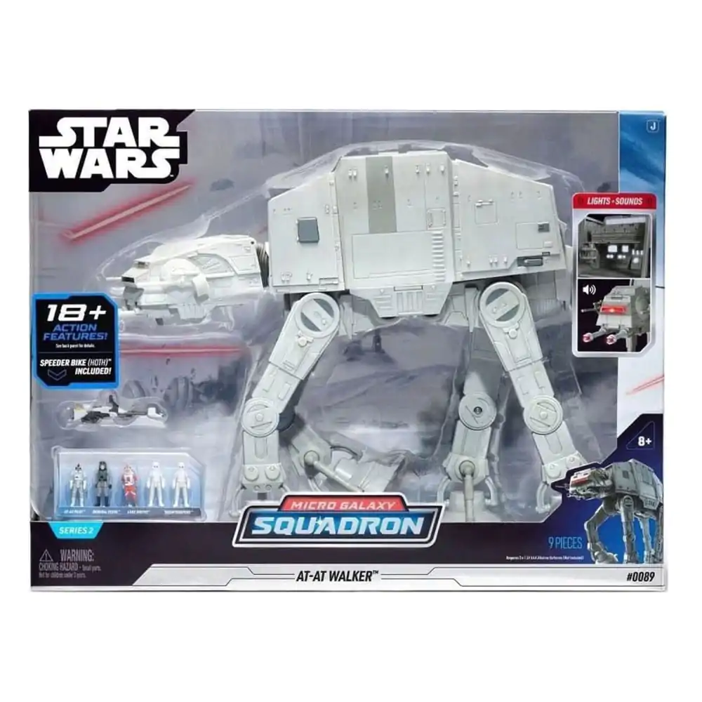 Star Wars Micro Galaxy Squadron Feature Vehicle with Figures Assault Class AT-AT 24 cm Vehicul cu figurine din clasa de asalt poza produsului