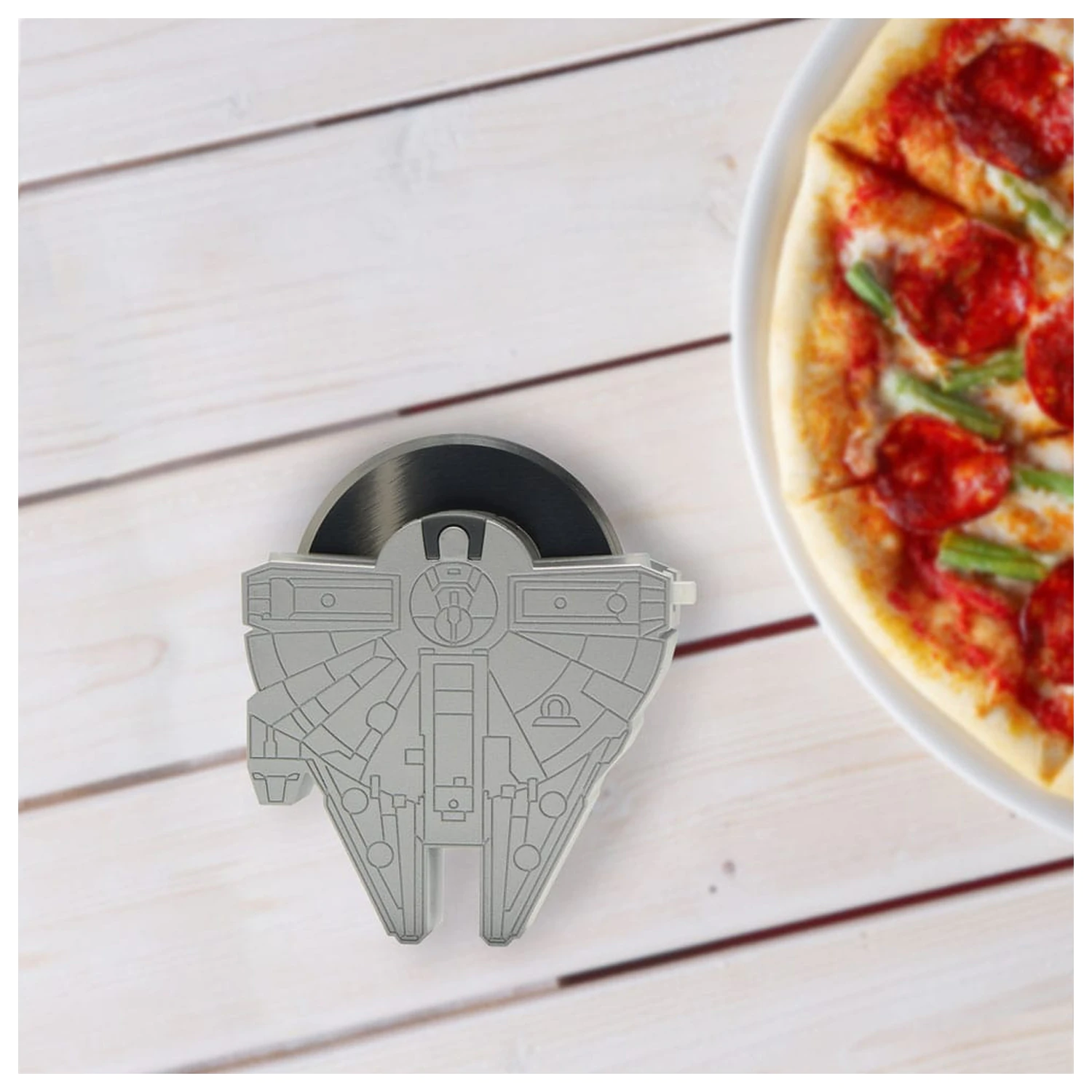Star Wars Pizza Cutter Millennium Falcon poza produsului
