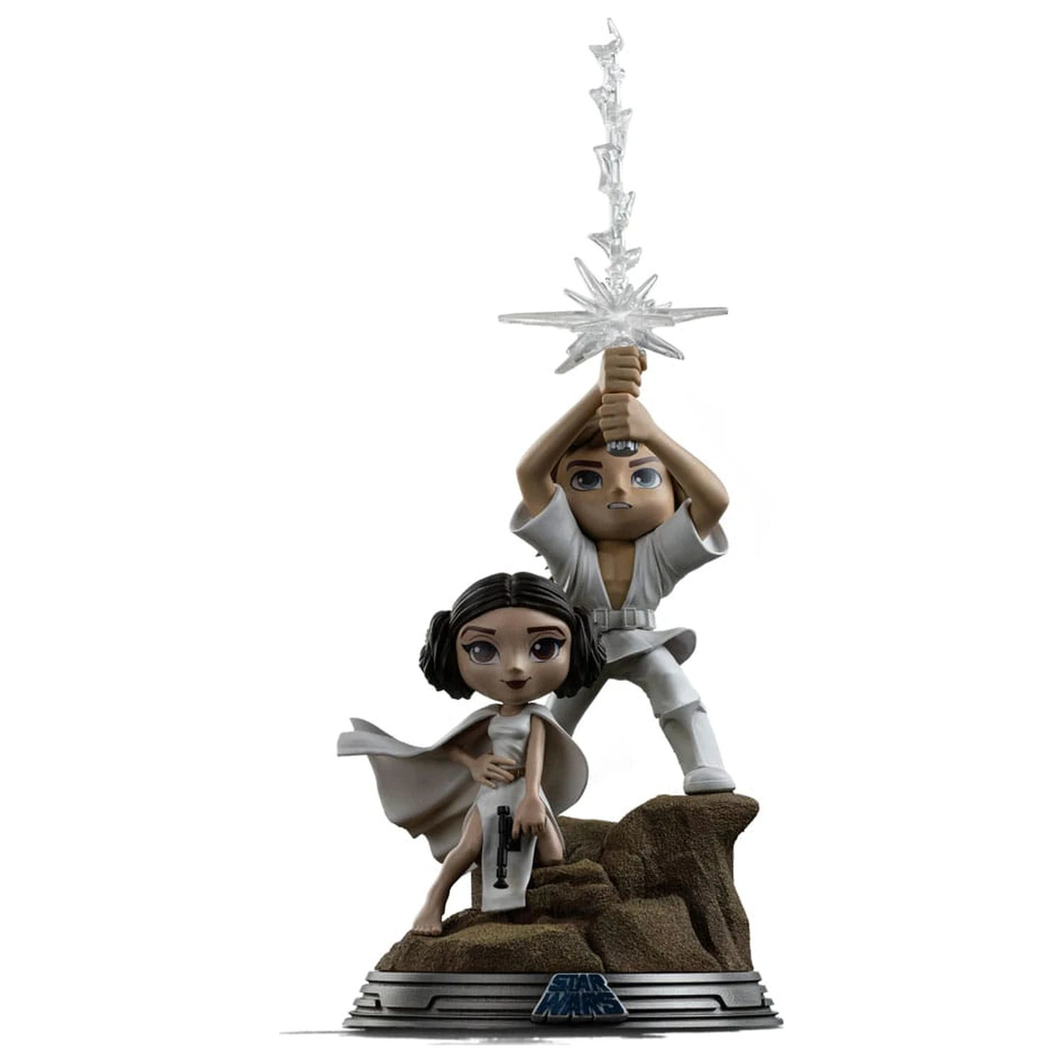 Star Wars Mini Co. figurina din PVC Luke si Leia 30 cm poza produsului