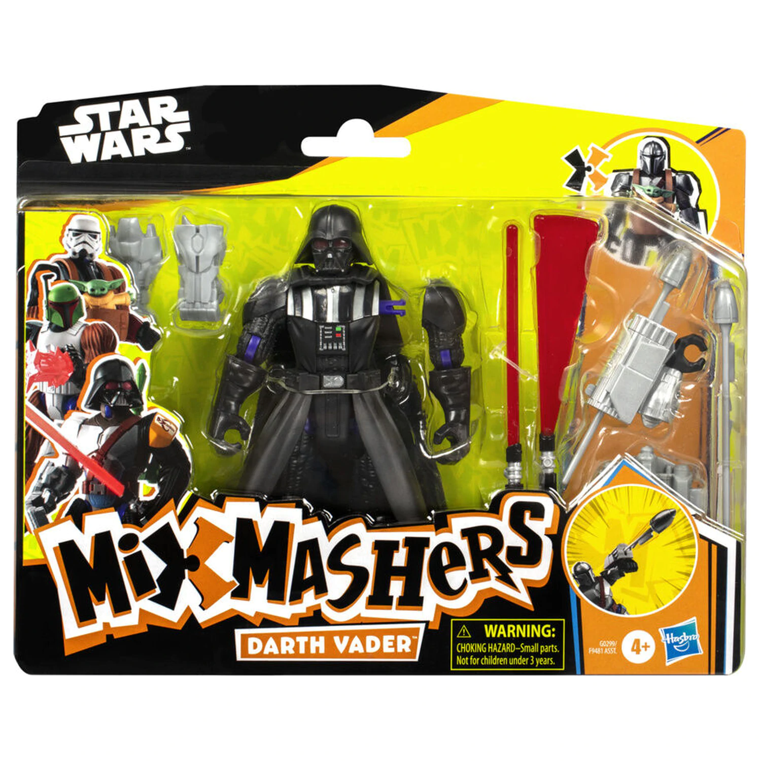 Star Wars Mix Mashers figurina Darth Vader Deluxe 12cm poza produsului