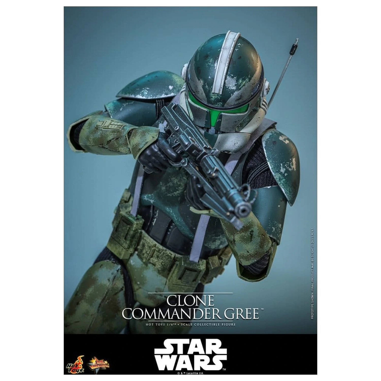 Star Wars Movie Masterpiece Figurina de actiune 1/6 Clone Commander Gree 30 cm poza produsului