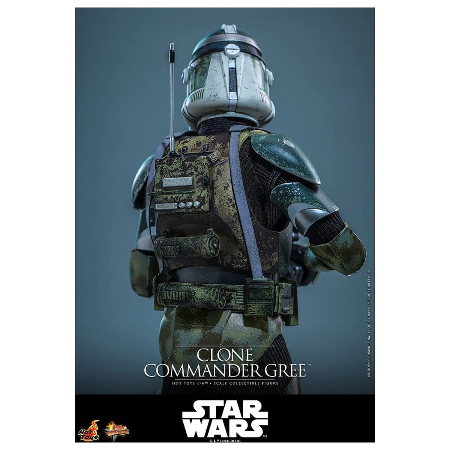 Star Wars Movie Masterpiece Figurina de actiune 1/6 Clone Commander Gree 30 cm poza produsului