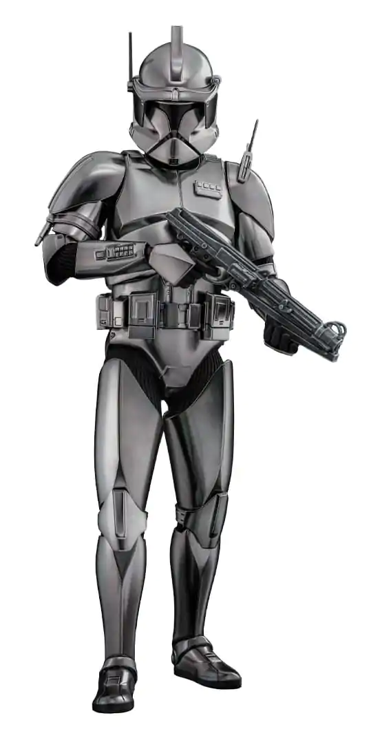 Star Wars Movie Masterpiece Figurina de acțiune 1/6 Commander Cody (Chrome Version) Hot Toys Exclusive 30 cm poza produsului