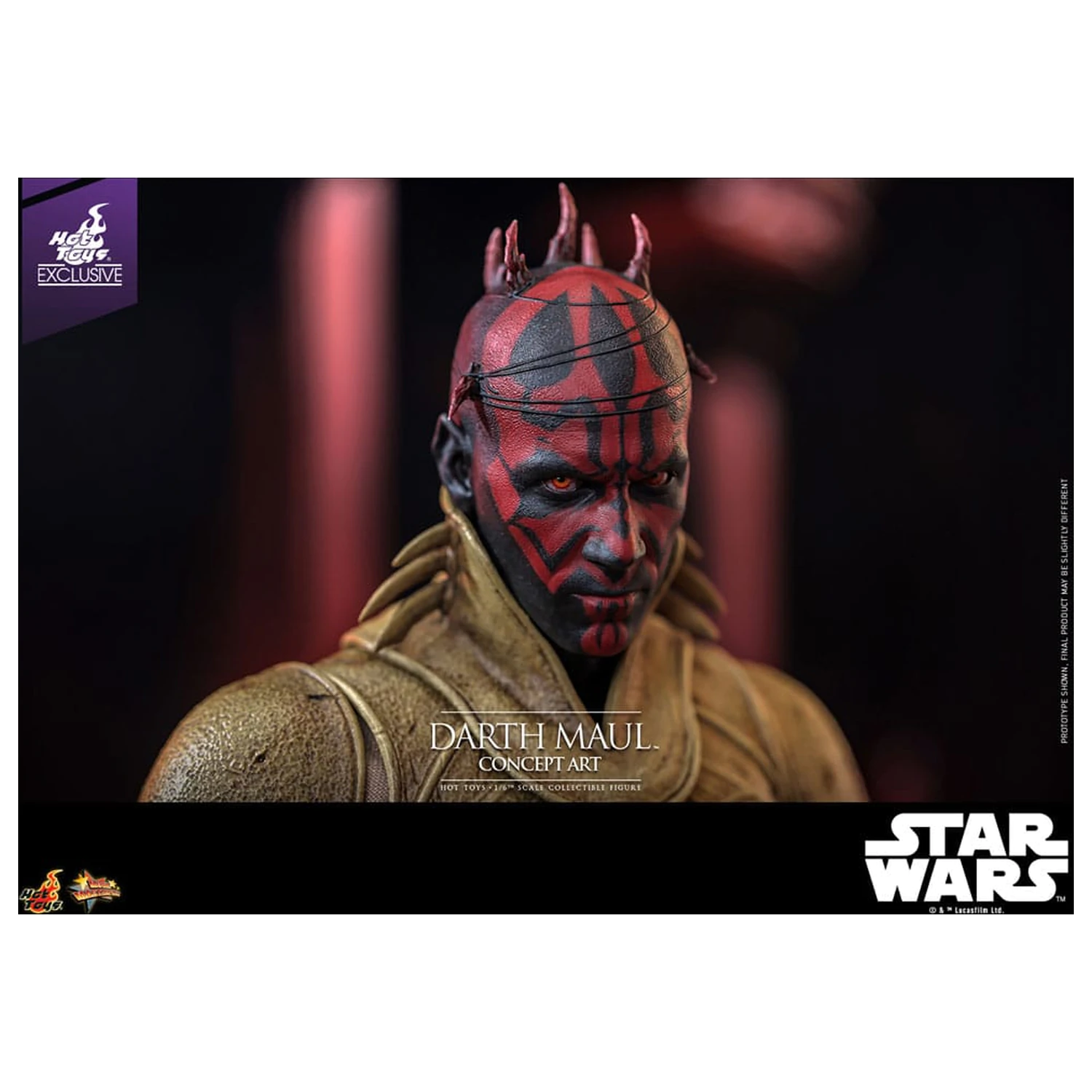 Star Wars Movie Masterpiece Figurina de actiune 1/6 Darth Maul (Concept Art) Hot Toys Exclusiv 35 cm poza produsului