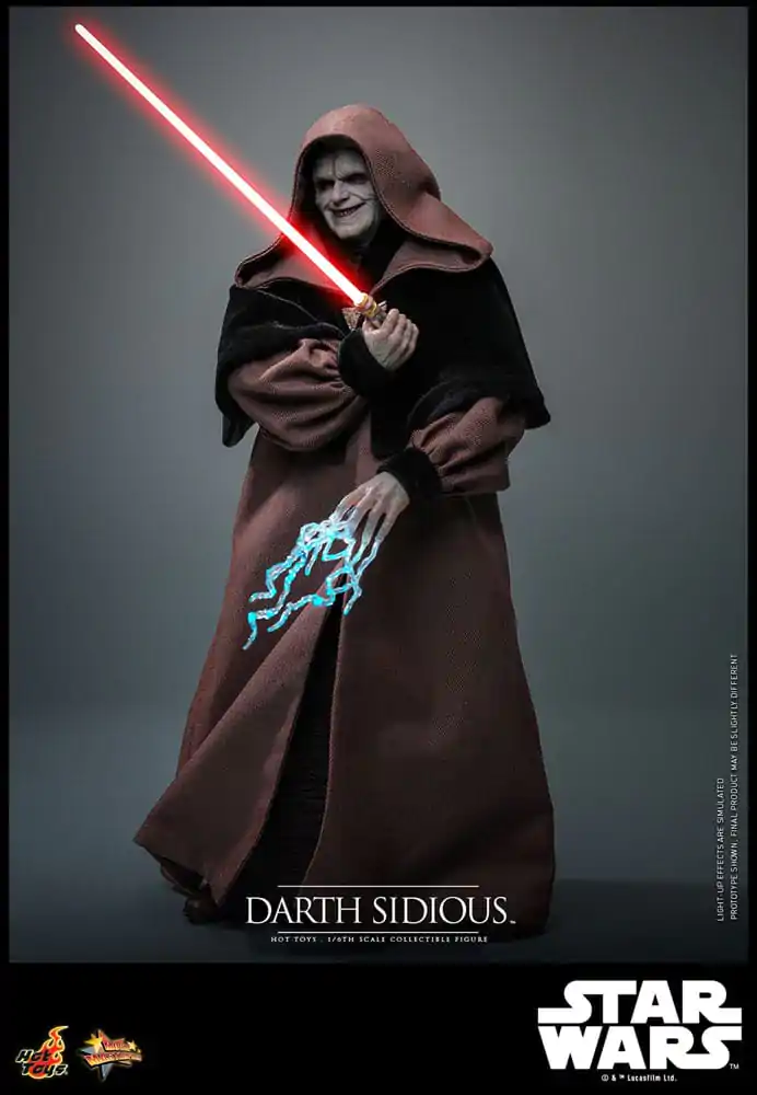 Star Wars Movie Masterpiece Figurina de actiune 1/6 Darth Sidious 29 cm poza produsului
